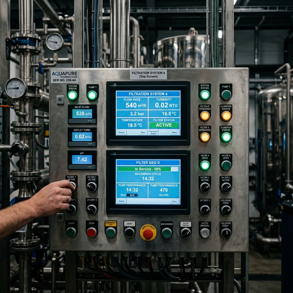Industrial RO Control Panel